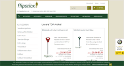 Desktop Screenshot of flipstick.de